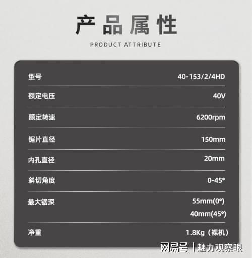 大艺科技40V锂电无刷电圆锯测评：一刀断的真功夫